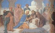 Adolphe William Bouguereau Saint louis Caring for the Plague Victims (mk26) Sweden oil painting artist